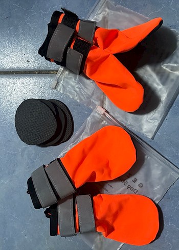 Turuncu köpek ayakkabısı - Görsel 3