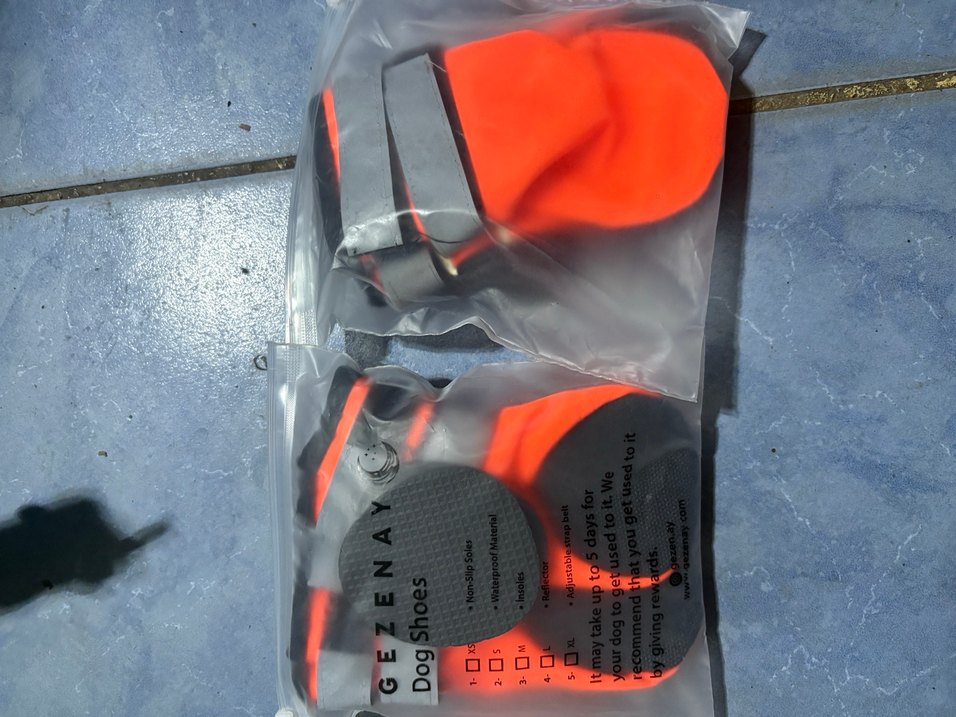 Turuncu köpek ayakkabısı - Görsel 4