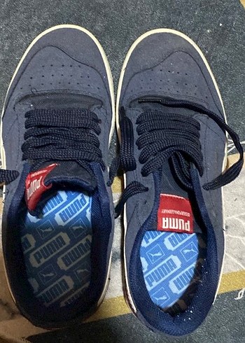 Erkek Lacivert Spor Ayakkabı Velcro Bantlı - Görsel 2