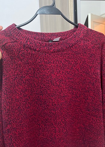 Bordo Kadın Triko Salaş Kazak - Görsel 3