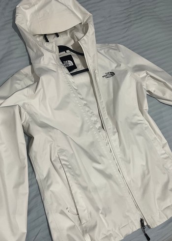 Orjinal The North Face Beyaz Kapüşonlu Yağmurluk - Görsel 2