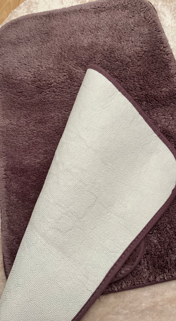 Kahverengi Yumuşak Banyo Paspası Seti - Görsel 2