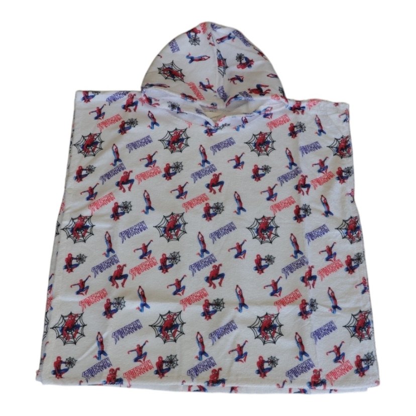 Çocuklar için Renkli Baskılı Kapüşonlu Bornoz - Görsel 5