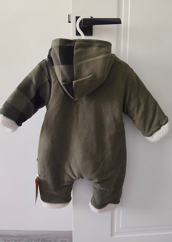 Yeşil Gri Bebek Tulum - Görsel 4