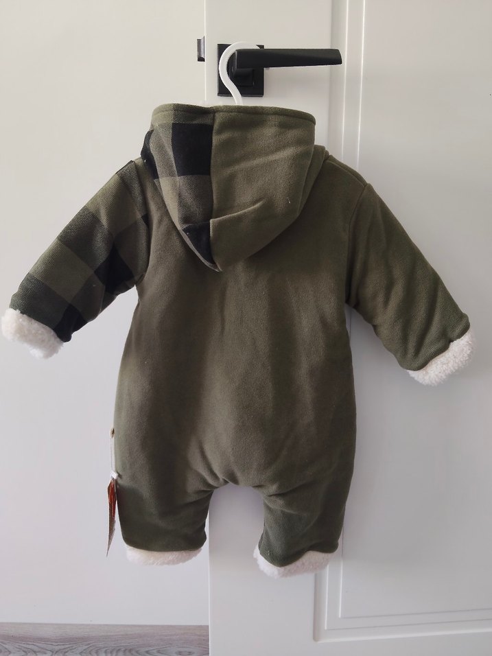 Yeşil Gri Bebek Tulum - Görsel 4