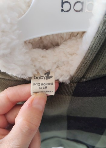 Yeşil Kareli Bebek Tulum - Görsel 2