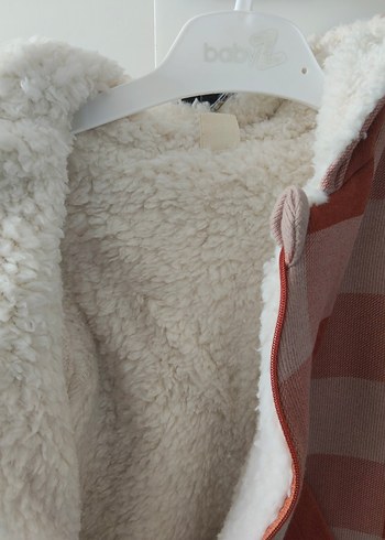 Kahverengi Ekose Desenli Erkek Bebek Tulumu - Görsel 4