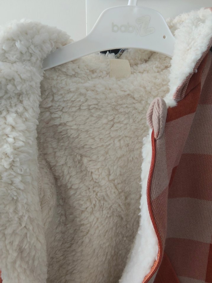 Kahverengi Ekose Desenli Erkek Bebek Tulumu - Görsel 4