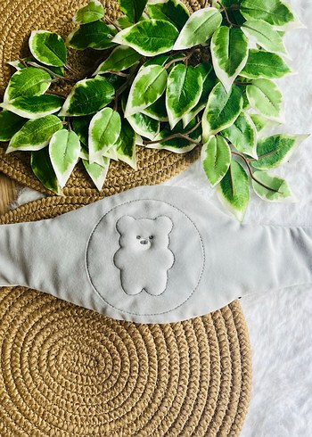 Gri nakışlı gaz giderici kiraz çekirdekli kemer - Görsel 2