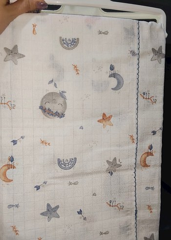 Desenli bebek müslin örtü - Görsel 3