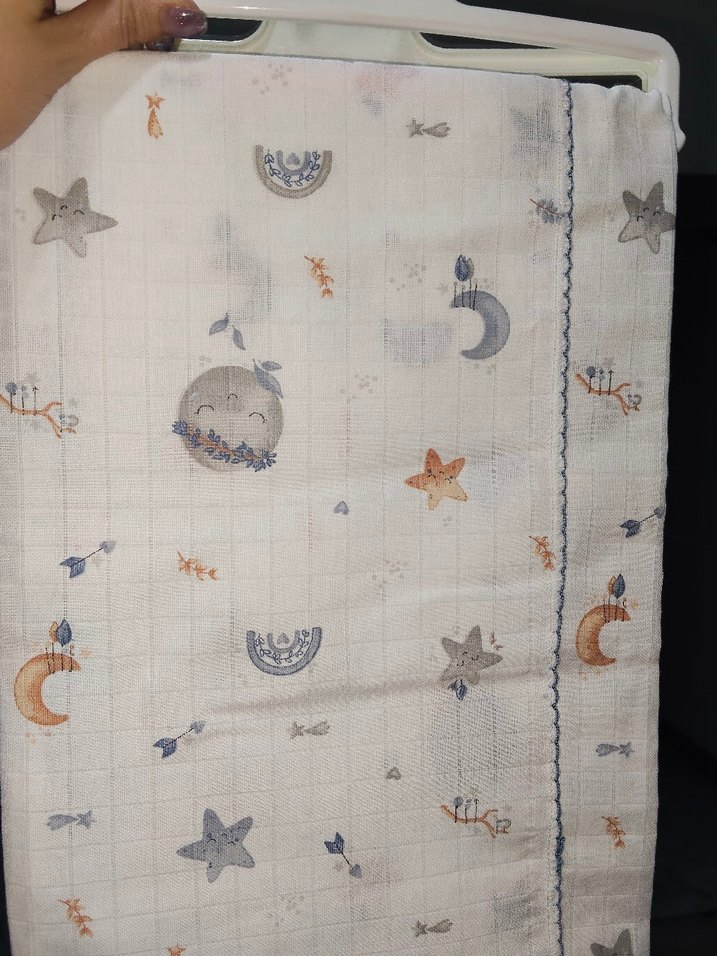 Desenli bebek müslin örtü - Görsel 3