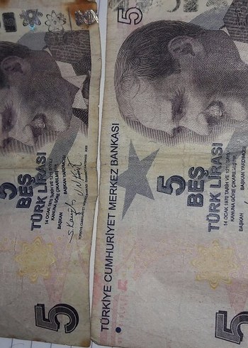 hatali basim.darphane boyası bile var.koleksiyonluk. - Görsel 3