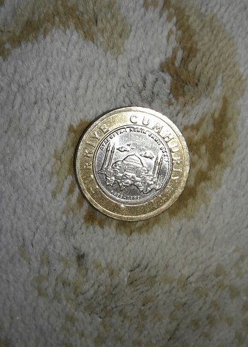 Vintage Altın-Gri Erkek Rozeti - Görsel 3