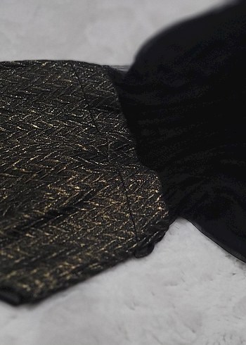 Kadın Siyah Pilili Gotik Gece Elbisesi /Abiye - Görsel 5