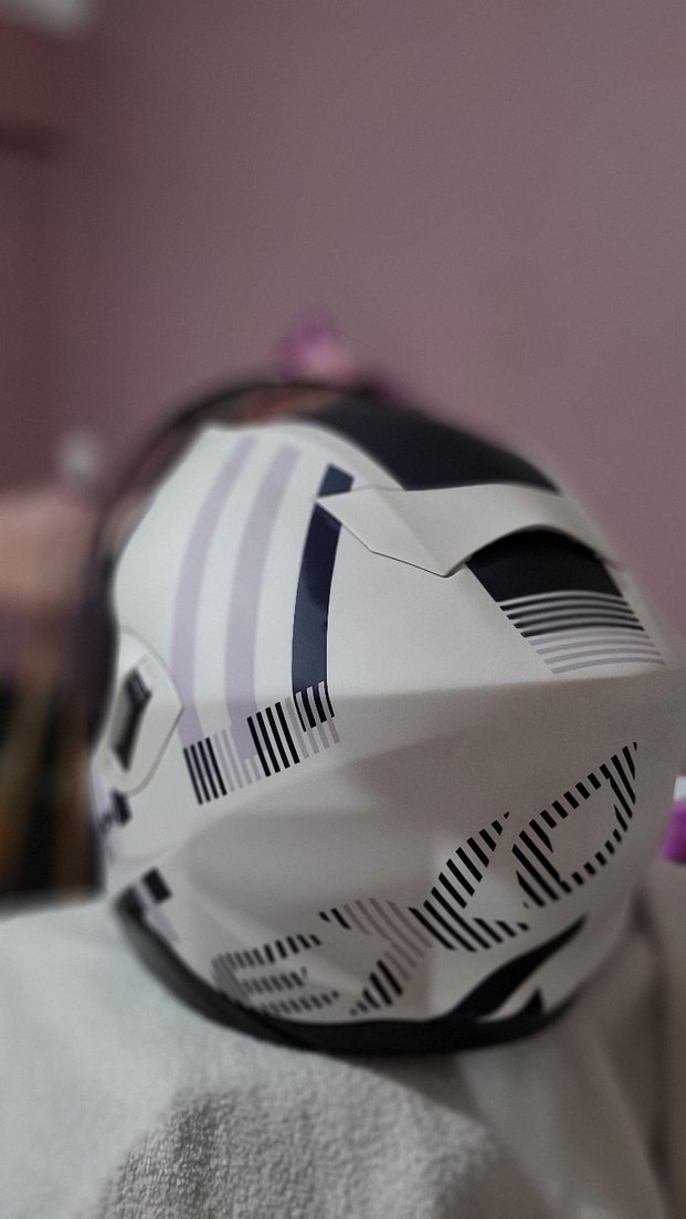 Mavi Şeffaf Vizörlü Biker Kask - Görsel 4