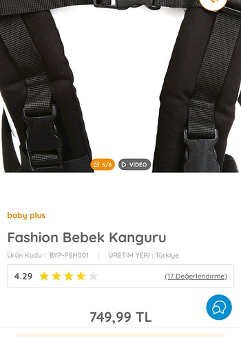 Diğer Siyah Bebek Taşıyıcı Yumuşak Kumaşlı