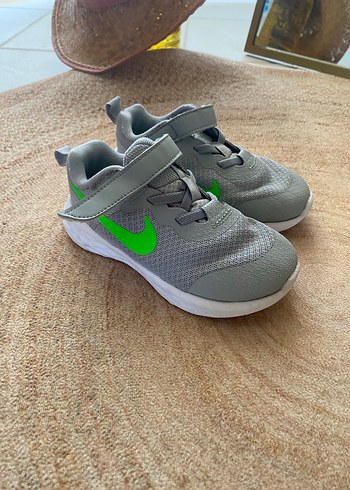 Gri unisex Çocuk Spor Ayakkabı Cırtlı