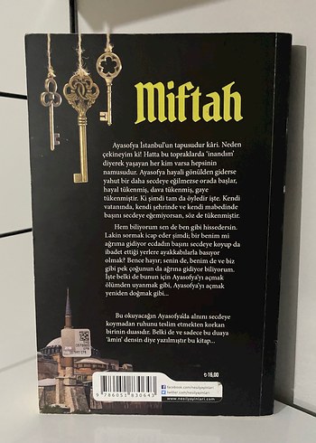 Beden Miftah Bir Ayasofya Romanı - Fatih Duman