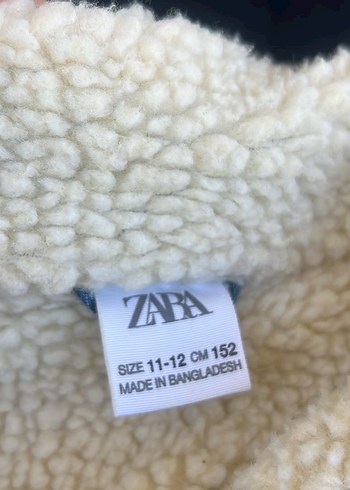 diğer Beden Peluş Detaylı Gri Mavi erkek çocuk Kot Ceket