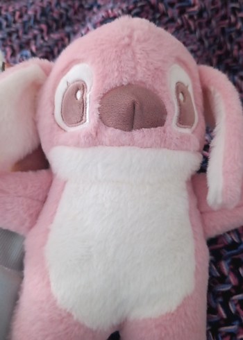 Pastel Pembe Peluş Oyuncaklı sıcak su torbasi koyma yeri de var - Görsel 2