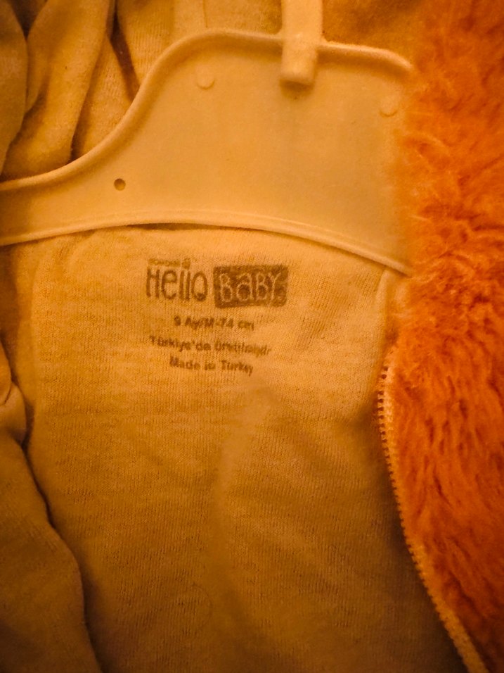 Pembe  Kürklü Bebek Tulumu - Görsel 2