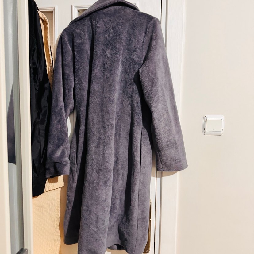 Gri peluş kaban - Görsel 3