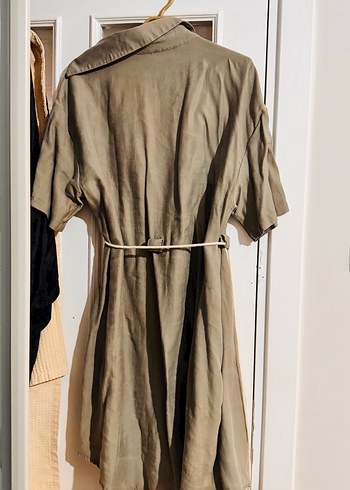 Massimo Keten Elbise - Görsel 4