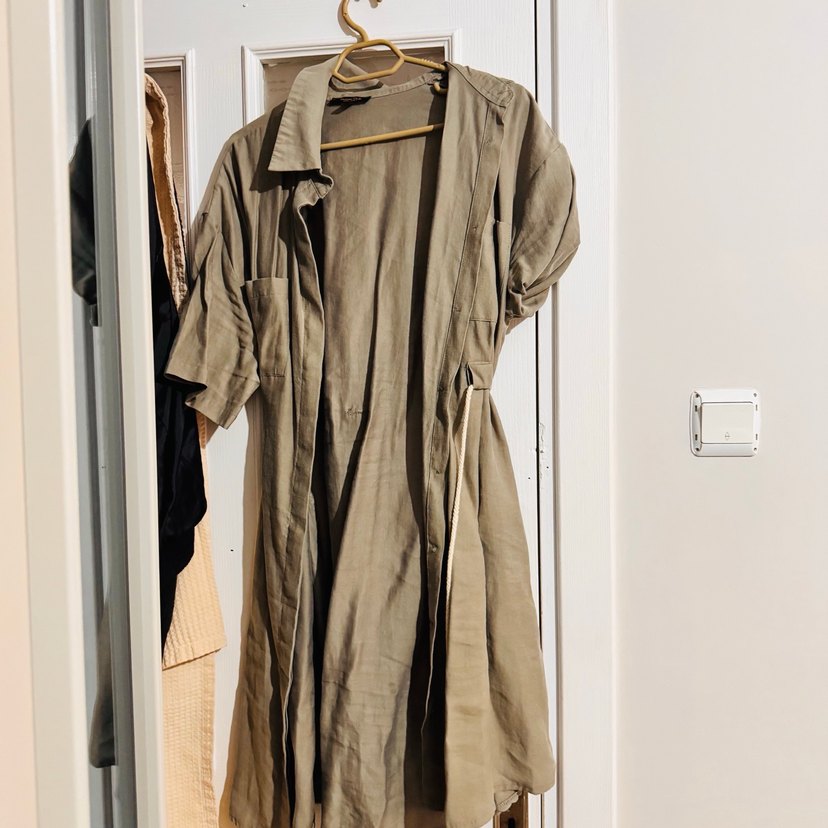 Massimo Keten Elbise - Görsel 2