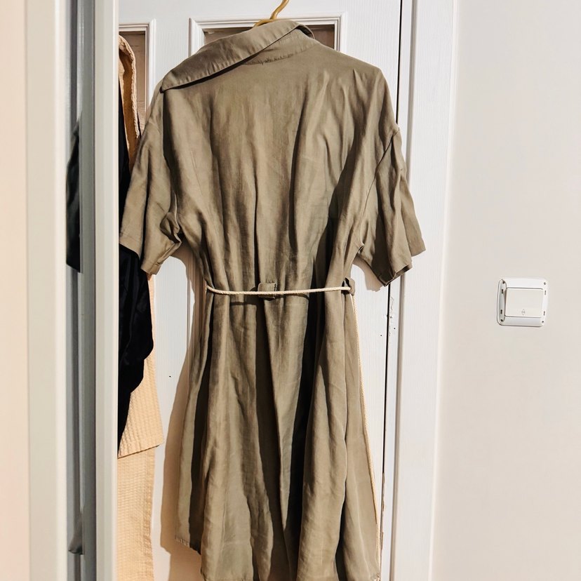 Massimo Keten Elbise - Görsel 4