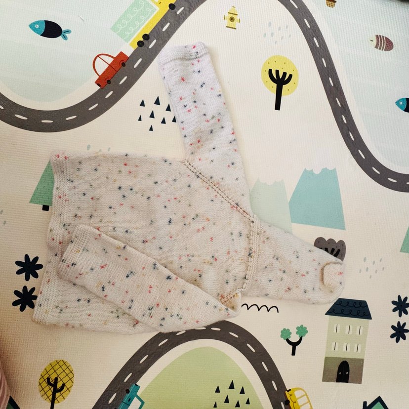 Kız Çocuk Çok Renkli İnce Triko Hırka - Görsel 2