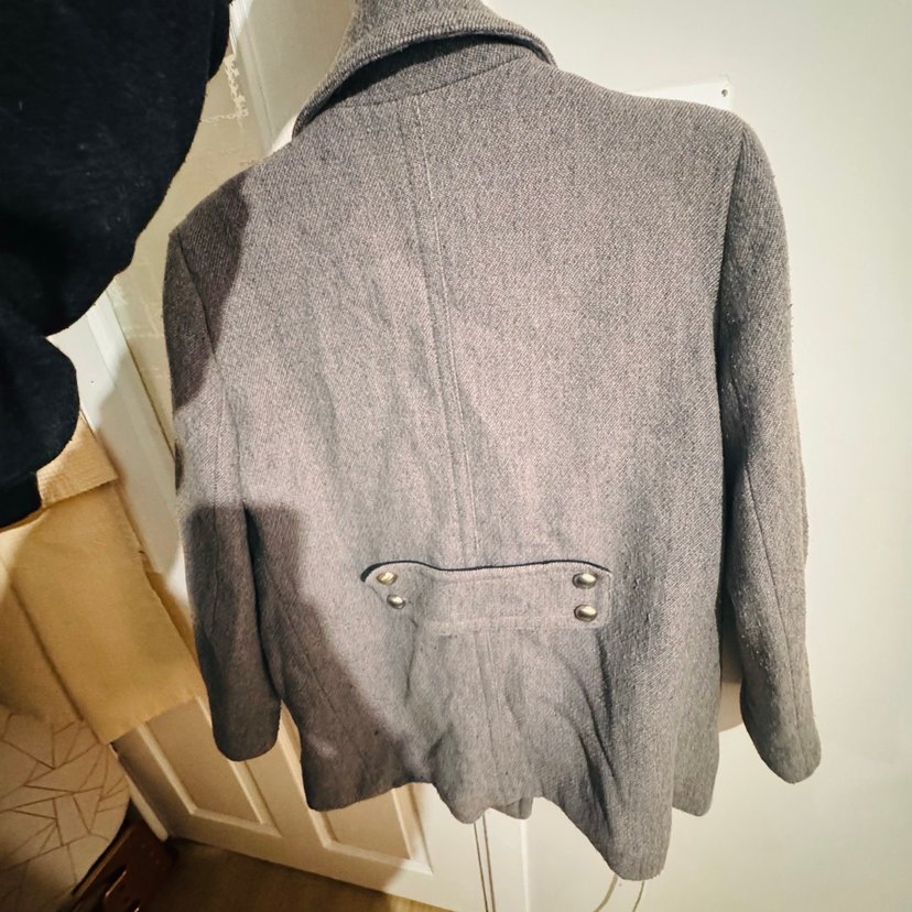 Mango Gri Çift Düğmeli Kaban - Görsel 3