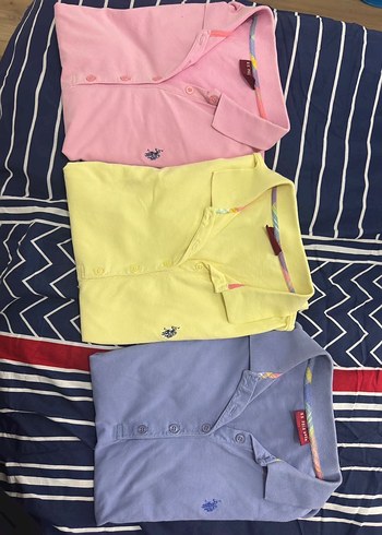 Kızlar için Pembe Polo Tişört - Görsel 3