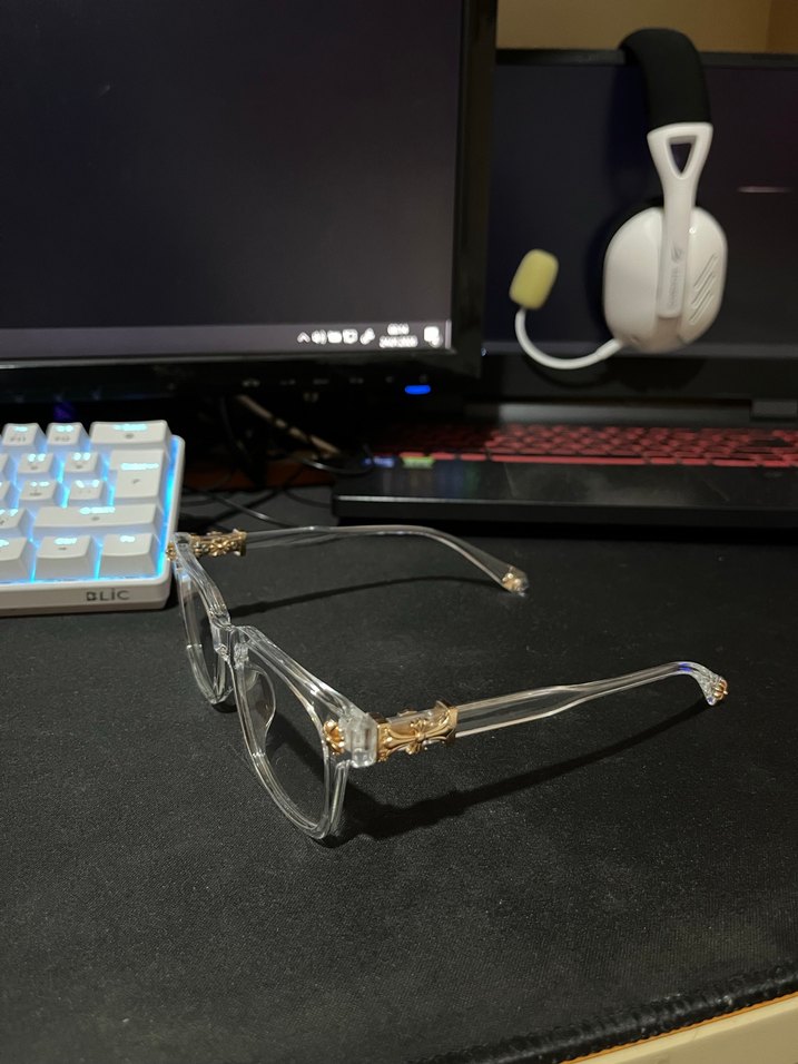 Chrome hearts gözlük - Görsel 2