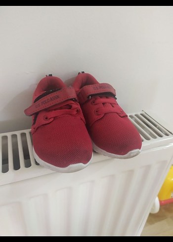 22 Beden kırmızı Renk U.S. Polo Assn. Kırmızı Erkek Çocuk Spor Ayakkabı