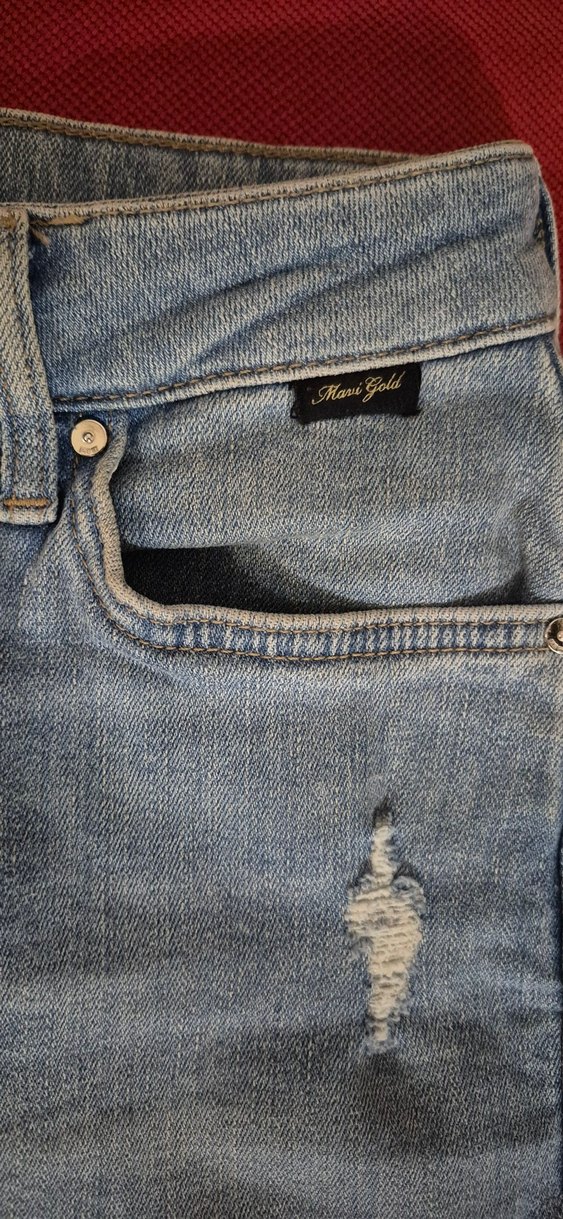 MAVİ
Yırtık Kot Pantolon  - Görsel 4