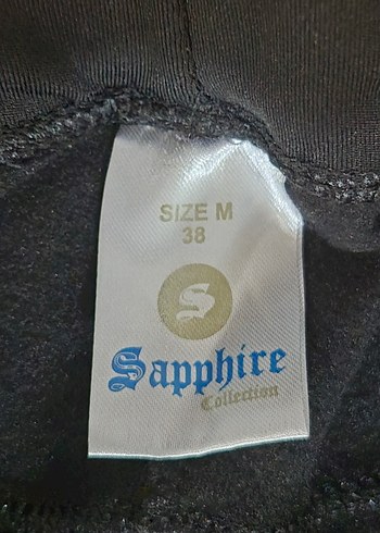 Siyah Deri Detaylı  Tayt - Görsel 5