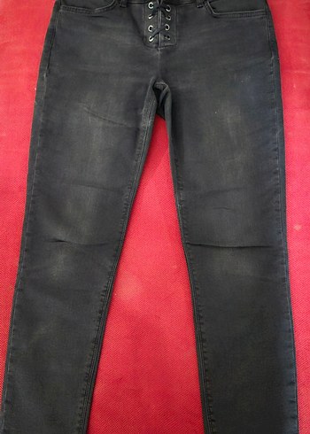 Koyu Gri Kot Pantolon - Görsel 2