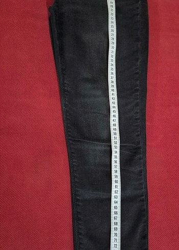 Koyu Gri Kot Pantolon - Görsel 4