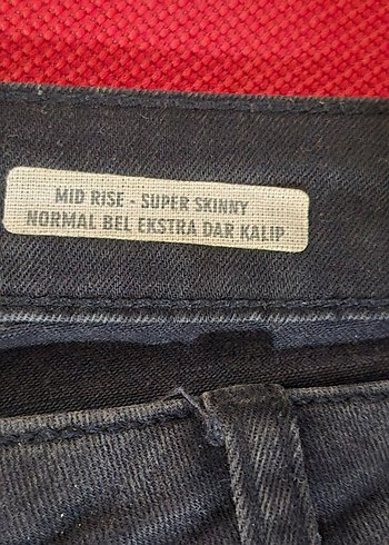 Koyu Gri Kot Pantolon - Görsel 3