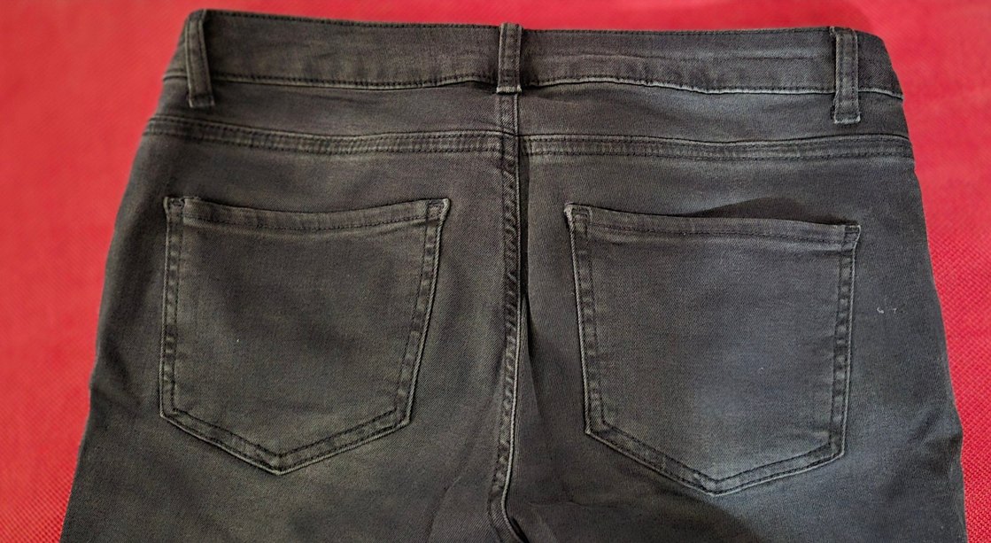 Koyu Gri Kot Pantolon - Görsel 5