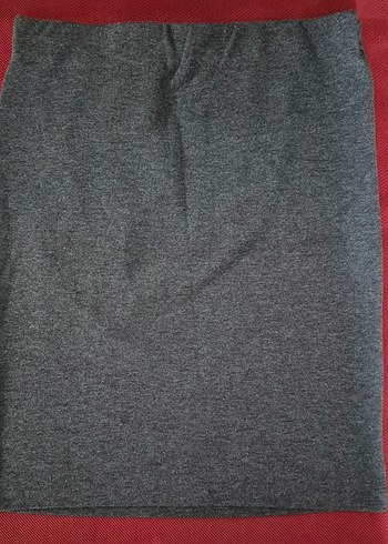 Gri Drapeli Kadın Kalem Etek - Görsel 6