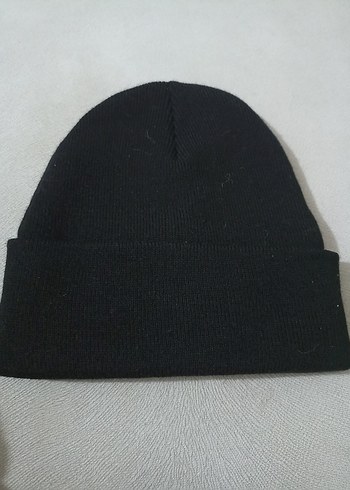 Siyah Örgü FUTURE yazılı Bere - Görsel 2