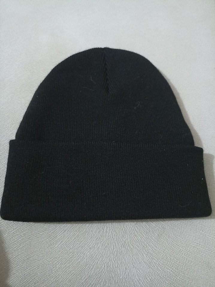 Siyah Örgü FUTURE yazılı Bere - Görsel 2