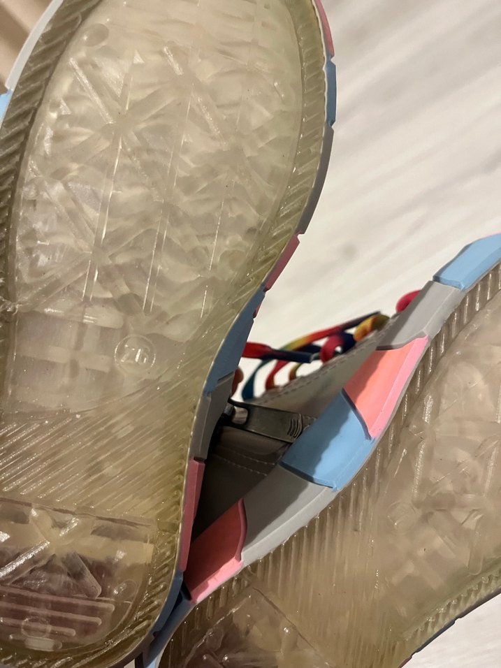 Kız Çocuk Renkli Bağcıklı Spor Ayakkabı - Görsel 4