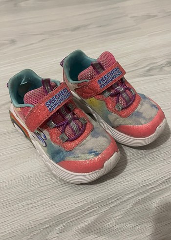 Renkli Bağcıksız Kız Çocuk Spor Ayakkabı - Görsel 3