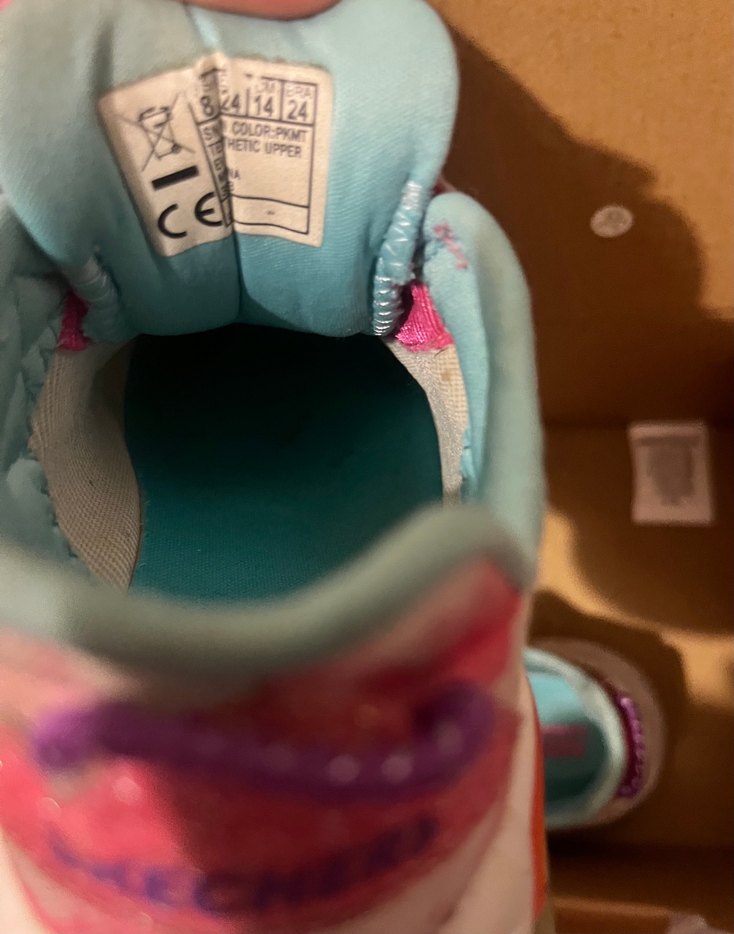 Renkli Bağcıksız Kız Çocuk Spor Ayakkabı - Görsel 4