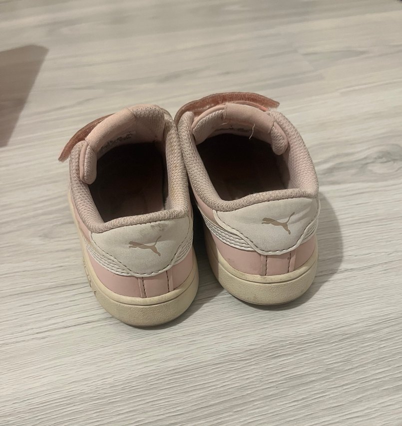 Kız Çocuk Pembe Puma Sneaker Velcro - Görsel 2