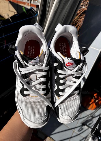 Erkek Beyaz Nike Air Spor Ayakkabı - Görsel 2