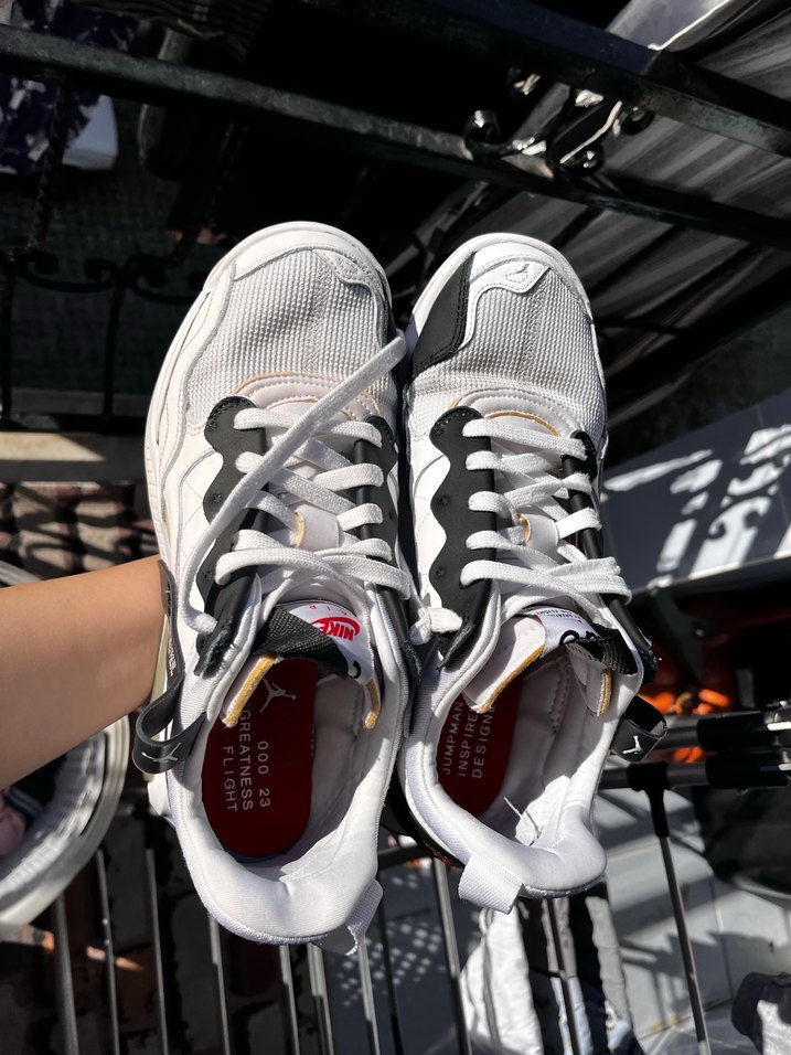 Erkek Beyaz Nike Air Spor Ayakkabı - Görsel 3