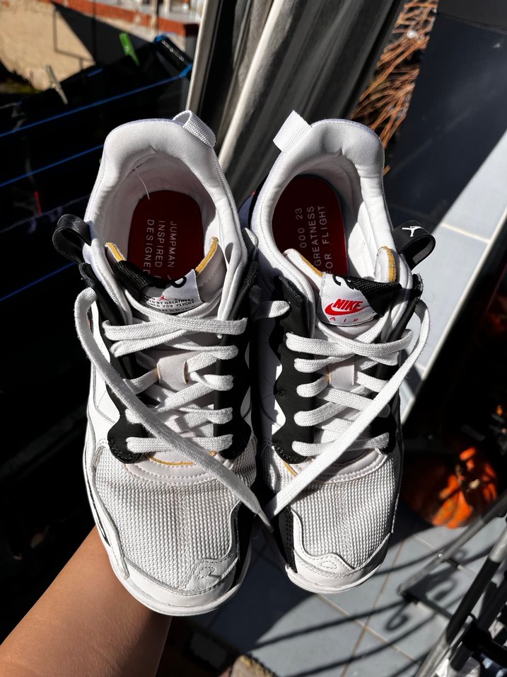 Erkek Beyaz Nike Air Spor Ayakkabı - Görsel 2